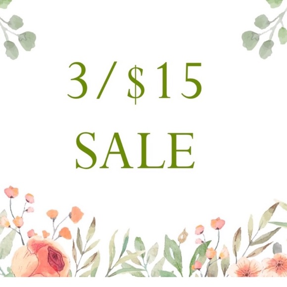 Other - Bundle 3/$15 CLOSET CLEANOUT SALE